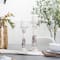 Brown & White Traditional Candle Holder Set, 13" & 15"